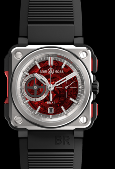 Limited-Edition Bell & Ross Aviation Fake Watches UK With Red-Tinted Mineral Dials