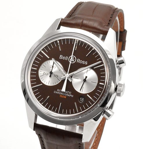 All Brown Bell & Ross Vintage BRG126-BRN-ST/SCR Replica Decent Watches UK Discounted For Sale