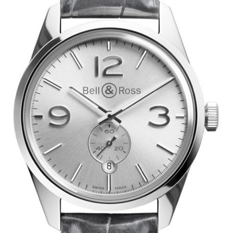 Bell & Ross Vintage BRG123-WH-ST/SCR Copy Cheap Watches UK With Silver Dials Of Good Quality