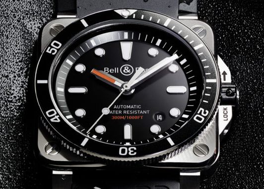 Bell & Ross Instruments BR0392-D-BL-ST/SRB Fake Swiss Diver’s Watches With Black Rubber Straps For UK Sale