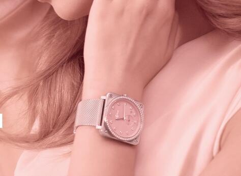 A Best Choice For Ladies: UK Bell & Ross Instruments BRS-PK-ST-LGD/SST Knockoff Watches With Pink Dials