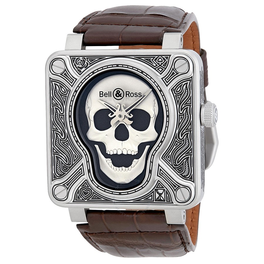 The 46mm oversize cases have obvious and unique skull patterns.