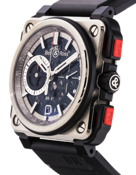 Bell & Ross UK Experimental Knockoff Watches With Durable Black Rubber Straps For Men