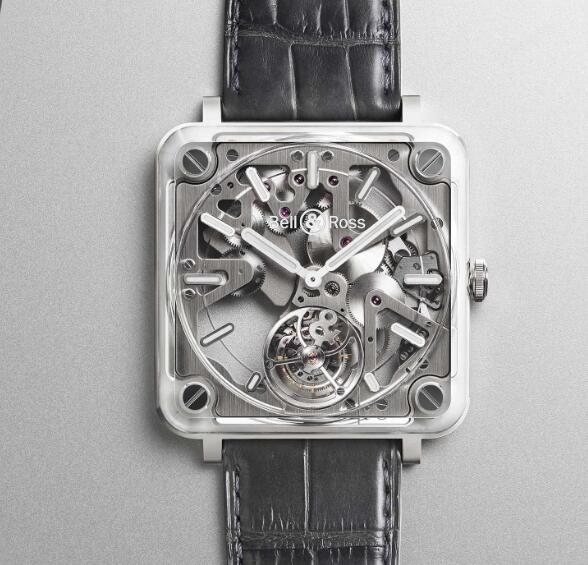 The skeleton movement could be viewed through the sapphire crystal caseback and front side.