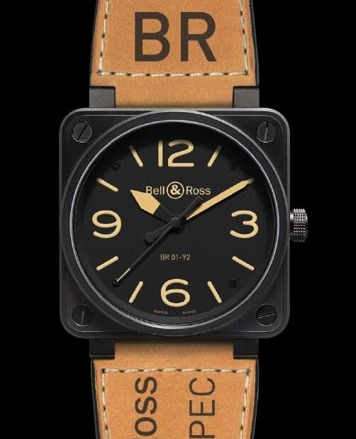 The brown hands and hour markers guarantee the ultimate legibility.
