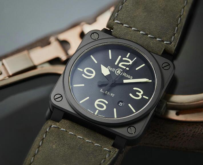 Returning To Origin Of Square Pilot Watch – UK Replica Bell & Ross Instruments BR 03-92 Nighlum