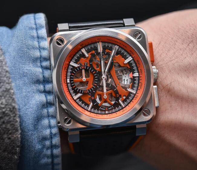 The Bell & Ross makes the wearers very youthful and dynamic.