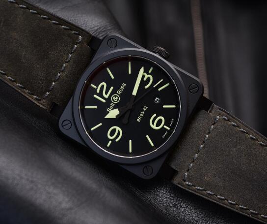 With the simple design, this Bell & Ross has maintained the iconic features of the original model.