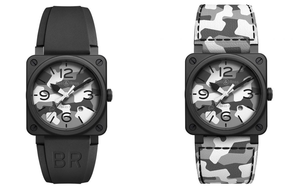 Introducing Swiss Made Fake Bell & Ross BR 03-92 White Camo Watches UK