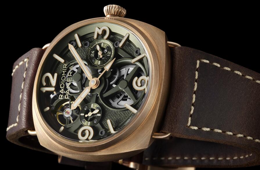 New Release: Swiss AAA Panerai Radiomir Tourbillon Bronzo PAM01284 Replica Watches UK