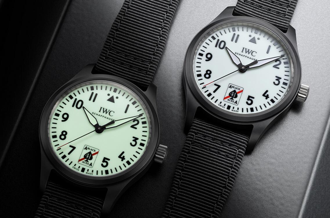 Meet The Swiss Cheap Limited-Edition IWC Automatic 41 Black Aces Fake Watches UK: A Pilot’s Watch Like No Other